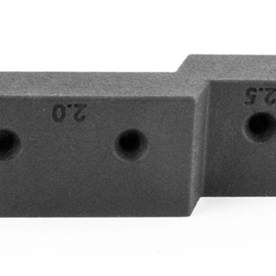 multi jet fusion 3D printed black block