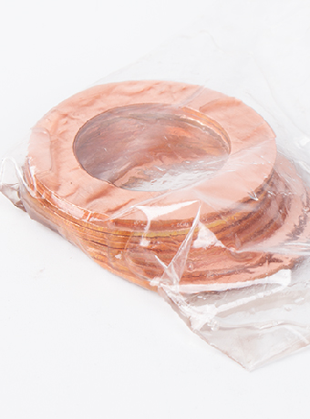 Custom fabricated sheets of copper