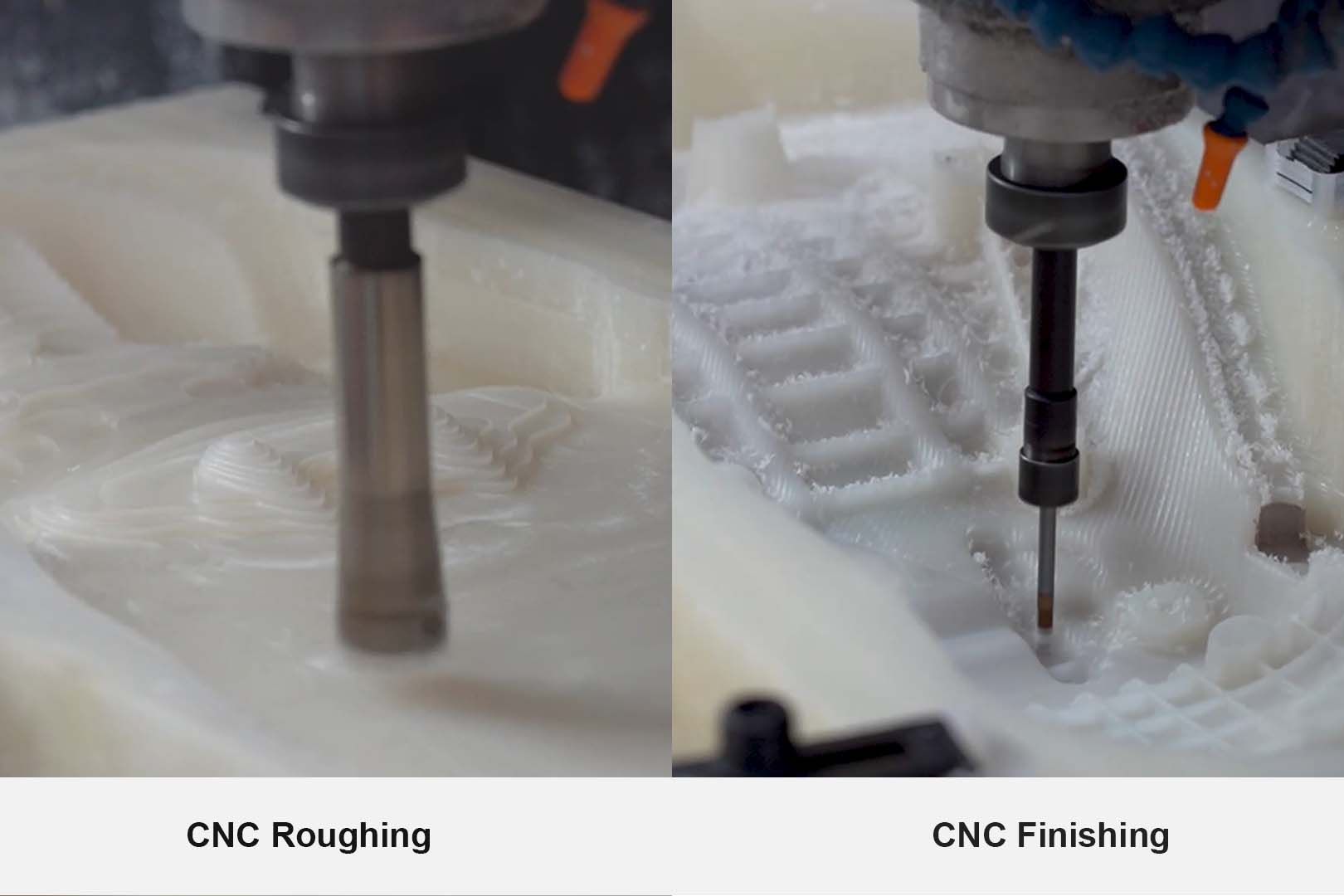 difference between roughing and finishing