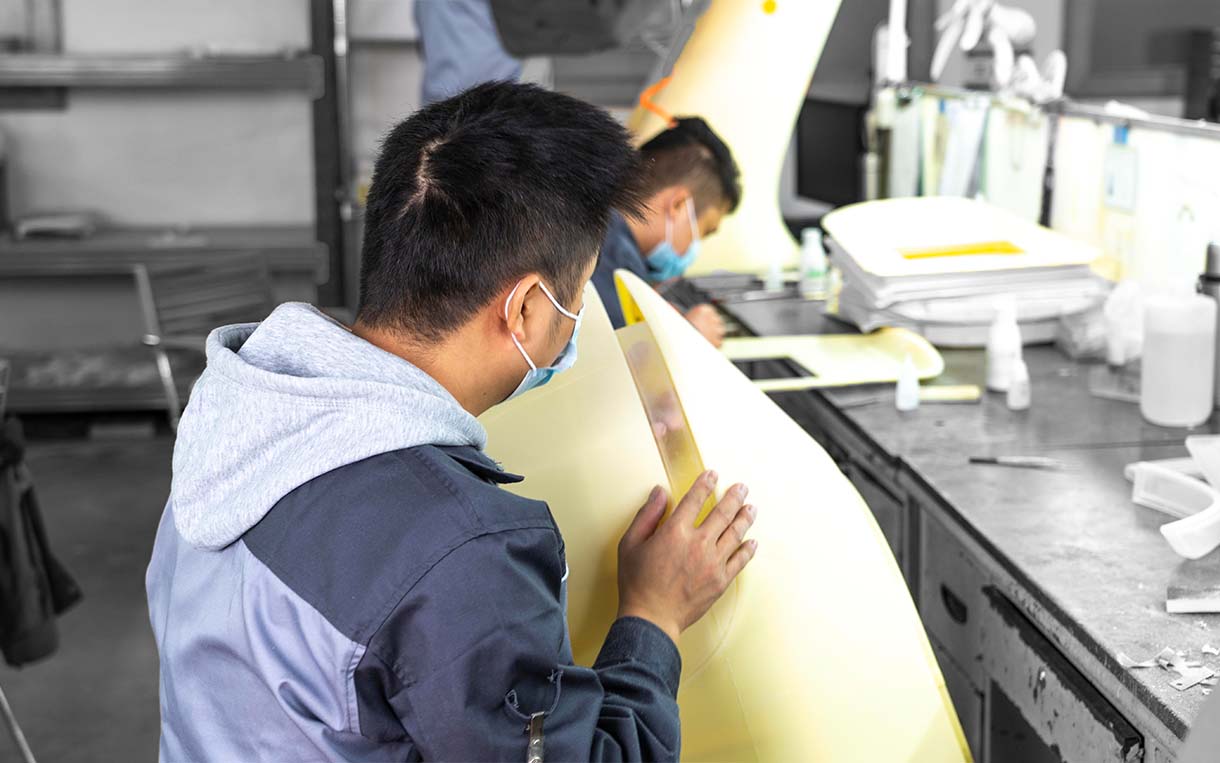 Urethane casting large robotic encosures