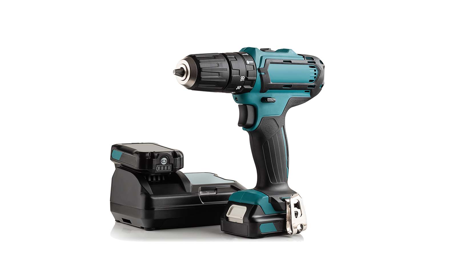 Example of overmoulded drill tool part