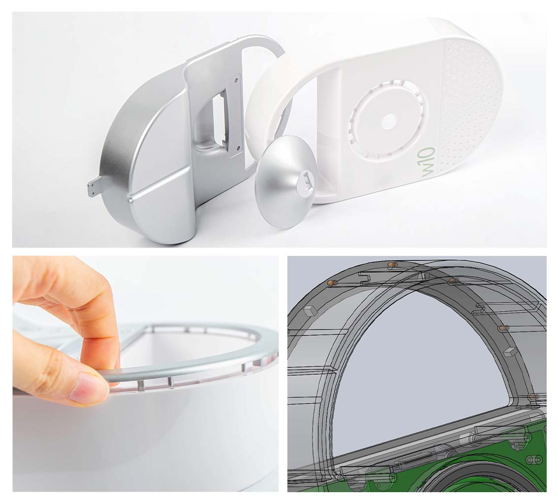 HLH Rapid rapid injection molds 100 sets of parts for WAVE systems inc