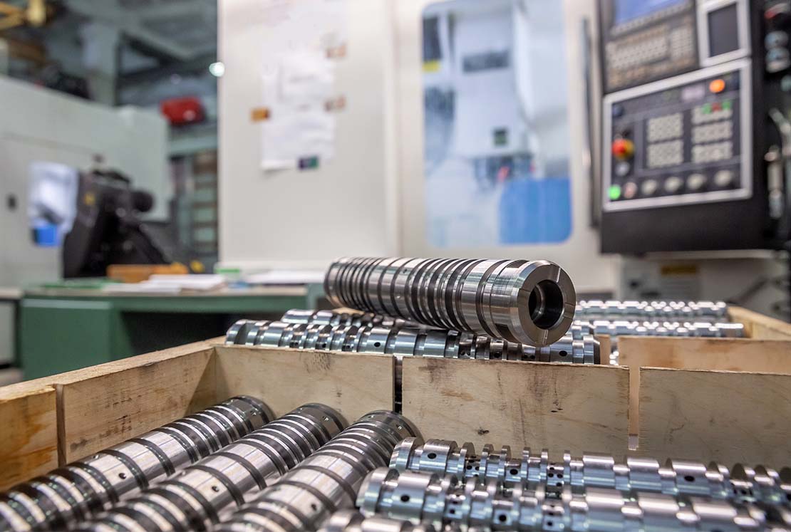 CNC machining - excellent for turned and cylindrical components