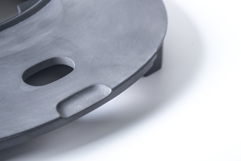 CNC machined PP material part with smooth finish