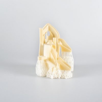 sla printed parts with support material