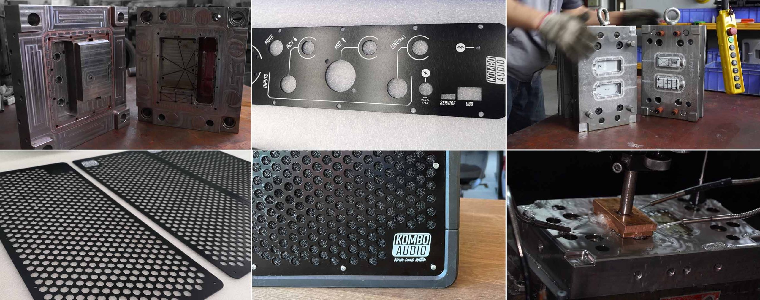 Sheet metal production and low volume injection molded components