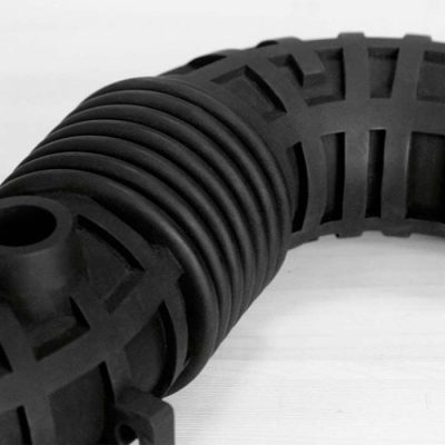 Urethane casted soft rubber part