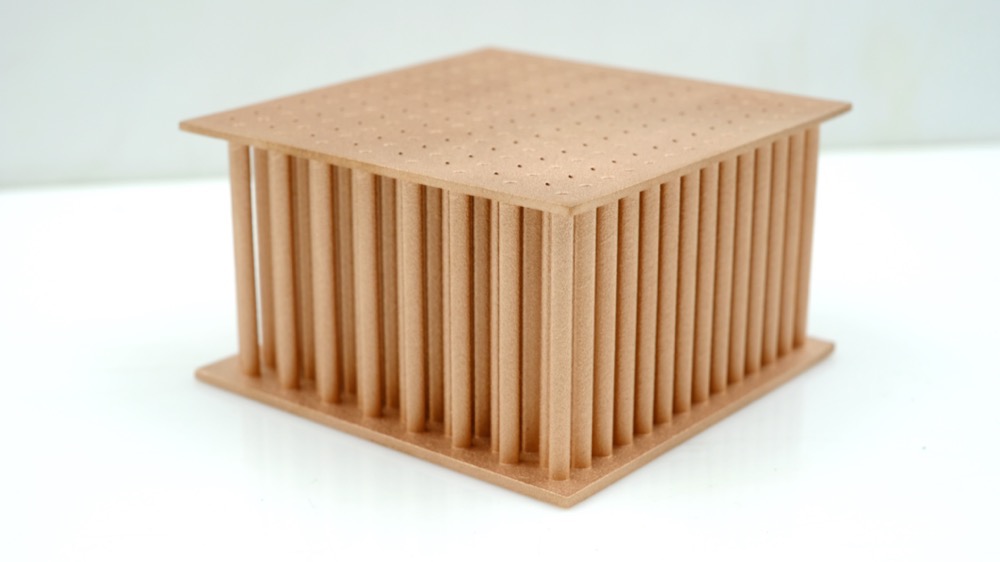 Metal 3d printing in pure copper