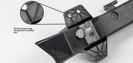 Designing ribs for plastic injection moulding